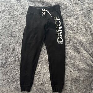 Justice Black Kids Dance Joggers